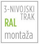RAL montaža trinivojski trakt - MIK Celje
