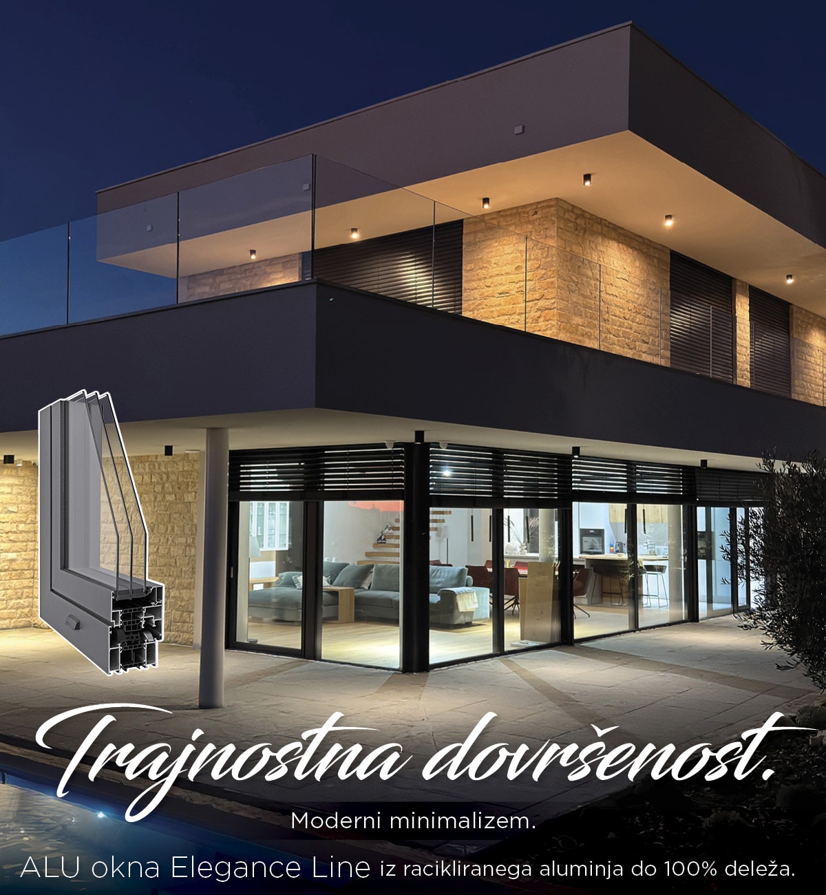 Okna ALU Elegance line